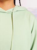 Düz Uzun Kollu Kadın Hoodie