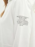 Kapüşonlu Yazı Baskılı Uzun Kollu Kadın Sweatshirt Tunik