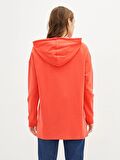 Düz Uzun Kollu Kadın Hoodie