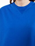 Bisiklet Yaka Renk Bloklu Uzun Kollu Kadın Sweatshirt Tunik