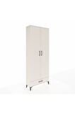 Arges Dolap 5 Raflı Tek Çekmeceli 2 Kapaklı 88x30x221 Aytaşı-Aytaşı