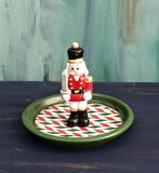 Kurşun Asker Nutcracker Çerezlik - Kahvaltı - Kahve - Meyve Sunum Tabağı