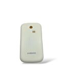 Samsung S3350 Arka Kapak S3350 Chat uyumlu Beyaz Renk Arka Kapak 