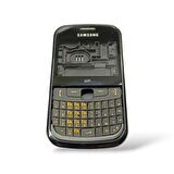 Samsung S3350 Kasa Samsung Galaxy S3350 Uyumlu Siyah Renk Orta Kasa Ön Arka Kapak Tuş Takımı