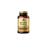 Biotin 5000 mcg Takviye Edici Gıda 50 Kapsül