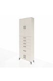 Arges Dolap 2 Raflı 5 Çekmeceli 4 Kapaklı 88x30x243 Aytaşı-Aytaşı