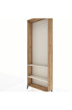 Arges Dolap 2 Raflı Tek Askılı 88x30x243 Çam-Aytaşı
