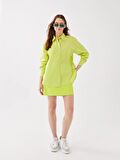 Düz Uzun Kollu Kadın Oversize Gömlek