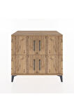 Hyperion Şifonyer Tek Raflı 4 Kapaklı 88x44x80 Çam-Çam