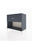 Hyperion Şifonyer Tek Çekmeceli 88x44x80 Antrasit-Antrasit