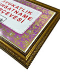Avukatlık Ruhsat Çerçevesi - 33x48 - Hakiki Camlı Ruhsatname Çerçevesi