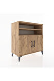 Hyperion Şifonyer 2 Raflı 2 Kapaklı 88x44x96 Çam-Çam