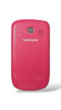 Samsung S3850 Kasa Samsung S3850 Corby 2 Uyumlu Pembe Renk Orta Kasa Ön Arka Kapak Tuş Takımı 