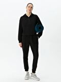 Düz Uzun Kollu Oversize Kadın Hoodie
