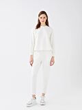 Bisiklet Yaka Oversize Kadın Sweatshirt