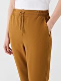 Kadın Beli Lastikli Düz Pantolon