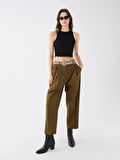 Kadın Standart Fit Gabardin Pantolon