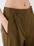 Kadın Standart Fit Gabardin Pantolon