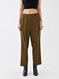 Kadın Standart Fit Gabardin Pantolon
