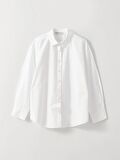 Düz Uzun Kollu Oversize Poplin Kadın Gömlek