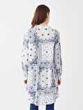 Desenli Kadın Gömlek Tunik