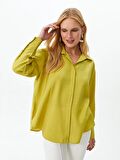 Düz Uzun Kollu Oversize Kadın Gömlek