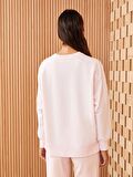 Bisiklet Yaka Oversize Kadın Sweatshirt