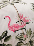 LCW HOME Karişik Flamingo Baskılı Tek Kişilik Nevresim 160x220 cm