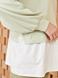 Bisiklet Yaka Düz Uzun Kollu Kadın Sweatshirt Tunik
