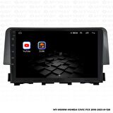 Araç Multimedya Honda Civic Fc5 Android 12 Carplay 4Gb Ram + 64Gb Hdd Navigasyon Ekran MYW