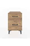 Hyperion Komodin 2 Çekmeceli 44x44x64 Çam-Çam