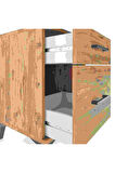 Hyperion Komodin 2 Çekmeceli 44x44x64 Çam-Çam