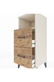 Hyperion Komodin Tek Raflı 2 Çekmeceli 44x44x106 Aytaşı-Çam