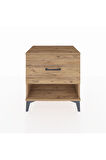Hyperion Komodin Tek Çekmeceli 60x44x64 Çam-Çam