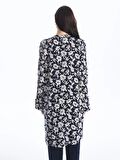Bisiklet Yaka Desenli Kadın Gömlek Tunik