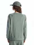 Bisiklet Yaka Oversize Kadın Sweatshirt