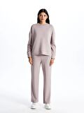 Bisiklet Yaka Oversize Kadın Sweatshirt