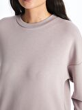 Bisiklet Yaka Oversize Kadın Sweatshirt