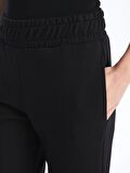 Kadın Beli Lastikli Düz Jogger Eşofman Altı