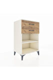 Hyperion Komodin Tek Raflı 2 Çekmeceli 60x44x96 Aytaşı-Çam