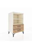 Hyperion Komodin 2 Raflı 2 Çekmeceli 60x44x96 Aytaşı-Çam