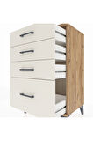 Hyperion Komodin 4 Çekmeceli 60x44x96 Çam-Aytaşı