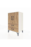 Hyperion Komodin 2 Raflı 2 Çekmeceli 2 Kapaklı 60x44x96 Aytaşı-Çam