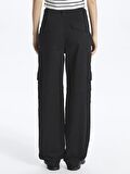 Standart Fit Gabardin Kadın Kargo Pantolon