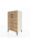 Hyperion Komodin 2 Raflı 3 Çekmeceli 2 Kapaklı 60x44x106 Aytaşı-Çam