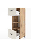 Hyperion Dolap 2 Raflı 2 Çekmeceli 44x44x134 Çam-Aytaşı