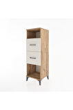 Hyperion Dolap Tek Raflı 2 Çekmeceli 44x44x134 Çam-Aytaşı