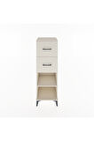 Hyperion Dolap Tek Raflı 2 Çekmeceli 44x44x134 Aytaşı-Aytaşı