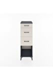 Hyperion Dolap 3 Çekmeceli 44x44x134 Antrasit-Aytaşı