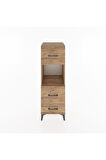 Hyperion Dolap Tek Raflı 3 Çekmeceli 44x44x134 Çam-Çam